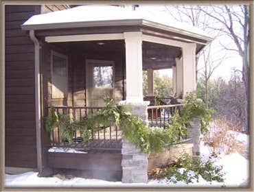 Outside porch