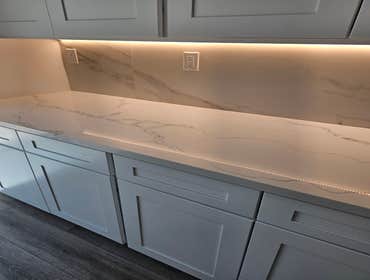 Fine Design Remodeling resume painting, frame, tile, cabinet install, shower, more.