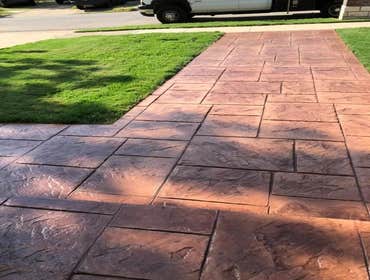 Photos by Gonzales Concrete #1 Stamp concrete
