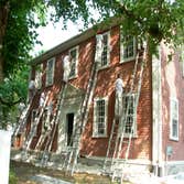Painted one of the oldest houses in Kingston, MA. This project shows the extensive work that was done to this house from beginning to completion