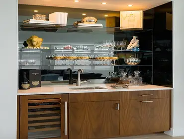 Kitchen and Living room