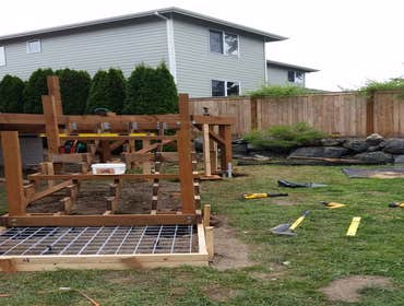 stair railing framing