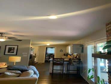 Ceiling drywall repairs