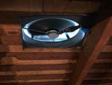 West hollywood Solar attic fan, security light, and fixture replacements