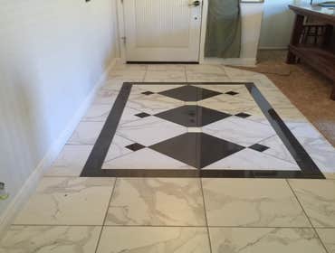 Patterned floor