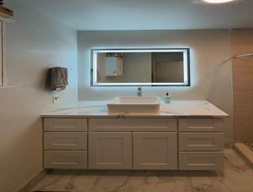 Walk-in Shower Hex Floor