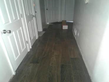 New Wood-Look Plank Tile floor (Brick, NJ)