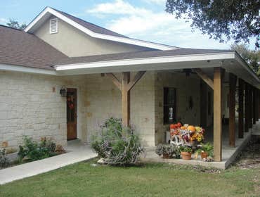 Left Front of house