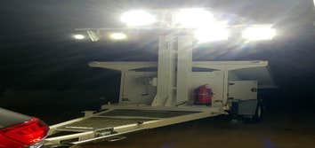 Solar powered LED light tower trailers rental Fully solar powered, we offer daily, weekly and monthly rates