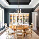 Lea ABOUT THIS HOME
Amazing thought in design and functionality went into this project. From pops of brass and constrasting materials to bright brass p