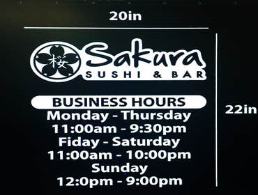 Store Front Signs We manufacture all our signs here in Austin,Tx.