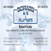 Romark A.C & Plumbing Professionalism and quality comes before price and profit, Romark offers prices that won't break the bank. Romark technicians pro