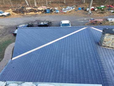 Kulp Roofing, Inc Project Inspire Slate Install On this home we tore off wood shakes and installed new Zip System plywood, GAF Premium Roofing underlay