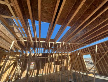 New Construction (Framing) Alzaria Construction LLC We framed out a brand new Hardee’s Building.