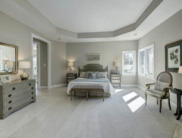 GULICK | CUSTOM Home in McLean The impressive stone and HardiePlank® elevation on our Winthrop really stood out on this corner lot of approximately one