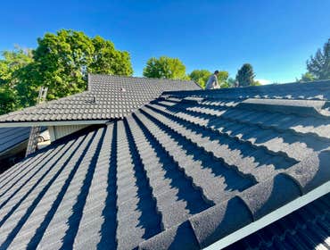 Boral Pacifica in Charcoal Stone Coated Steel Boral Pacific roof on a battened system. Denver 2021