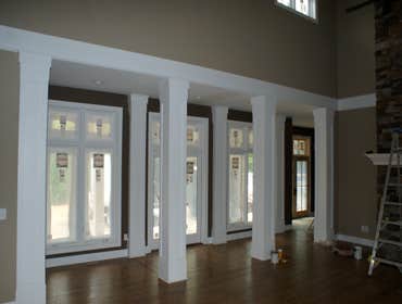 Interior trim work