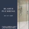 Blades plumbing logo