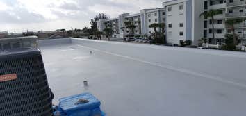 Fountain Cove condos Fountain cove condos cocoa beach fl.
New gray 60mil Duro-last Single ply pvc.
Need a new roof Call JT Roofing at: 321-662-6911