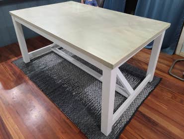 Custom Kitchen Table - Meridian Custom Height and Size Farmhouse style kitchen table