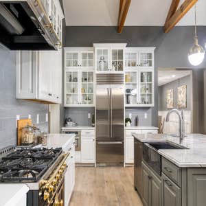 modern gourmet kitchen