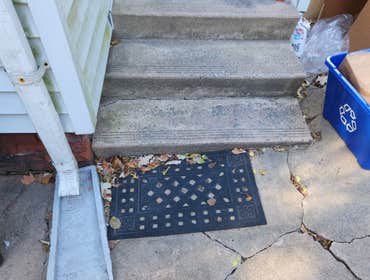 Cracked Driveway