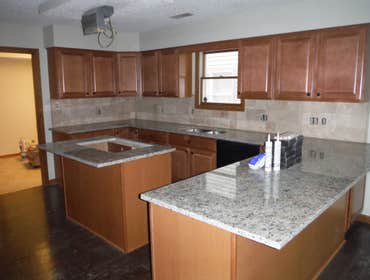 Oliver Remodel Kitchen Remodel with additional remodeling to the house