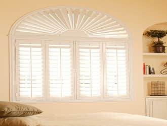 Specialty arched shutter