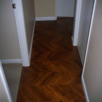 Herringbone Pleat Priory Oak