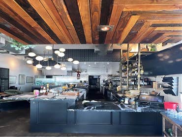 The New Deal Restaurant Interior Cabinet Painting