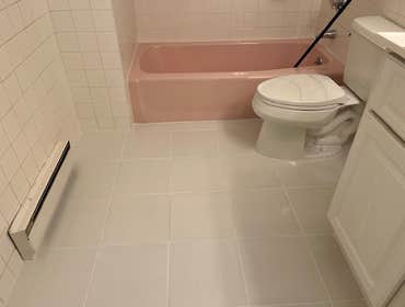 floor tile work