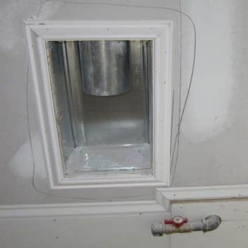 Dryer duct vent cleaning