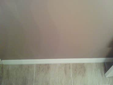 bathroom floor tile Project details, demolition of existing 6x6 tile and tile base,installation of Schulter Didra membrane, installation of 20x20 tile,