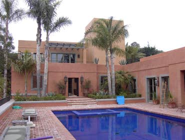 Montecito Another Beautiful house - we spent 2 months on this project Interior and Exterior finished thorough - Wood graining, Stencil work, Strie, Gol