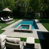 Photos by Lamont Enterprises #2 Design & construction of new pool with moated spa.