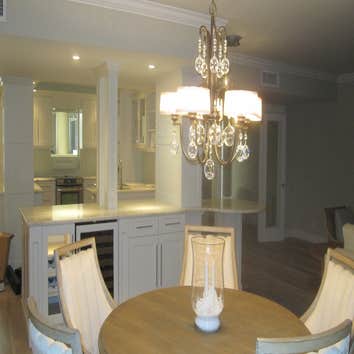 Cabinetry built by M.D.B.