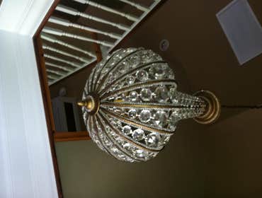 Chandelier installation