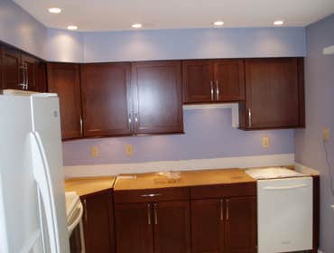 Kitchen Lighting Under counter Lighting and Pendant Lighting in a full Kitchen remodel project.