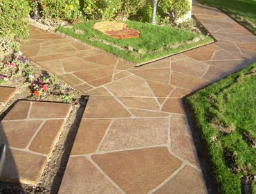 Concrete Flagstone Overlay