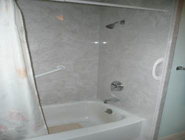 Cultured marble surround