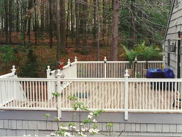 Thomas C Mcilhinney Construction Project 1 addition work before and after / custom decks