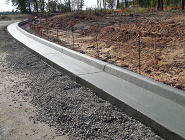 Curbing Machine Pour