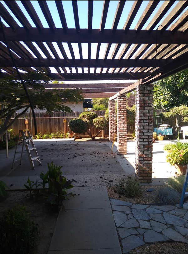 Gazebo before