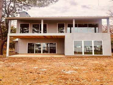 Rear elevation after stucco