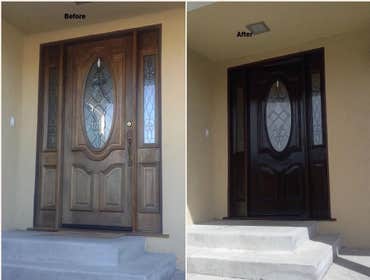 Door coatings
