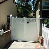 Gate Projects in LA We have a variety of gate styles for each of our fence styles. Best of all, your new vinyl gates are rot-proof and rust-proof, elim