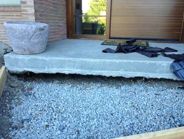 Void under porch