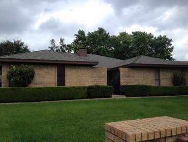 Completed roof
