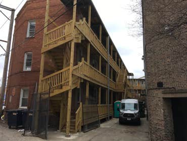 Portage park theatre Long back porch