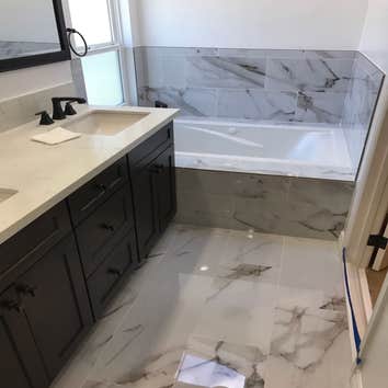 Bathroom after renovation